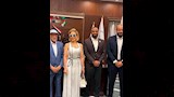 سوزان نجم الدين في اجتماع الاتحاد العربي لوسائل الإعلام