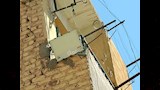 البلكونة التى سقط عليها العامود ومات فيها الشاب