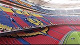 10 صور ترصد ملعب مباراة الأهلي وبرشلونة 