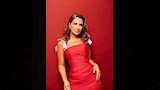 بفستان أحمر ناري صبا مبارك تخطف الأنظار (2)