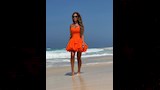 اعتمدت مي تسريحة شعر منسدلة 