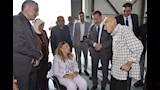إيمان كريم ومحافظ بورسعيد يتفقدان مصنع ''صقر''