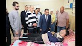 محافظ المنوفية يزور نائب رئيس حي شرق