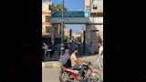تجمع أهالي الضحايا أمام مستشفى منوف