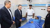 "اطمنوا عليهم بنفسه".. محافظ المنوفية يزور مصابي حادث كفر داود ويعزي أسر الضحايا -صور