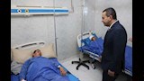المحافظ انتقل للمستشفى فور الحادث