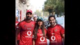 أحمد وكريم فهمي في كامب نو لحضور مباراة الأهلي