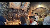أيقونات وشموع وصلوات.. أجواء روحانية تجمع آلاف الزائرين بدير درنكة (8)