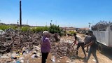 إزالة الاشغالات من على شاطئ بورسعيد ١