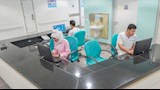 اطقم التمريض خلال تسجيل بيانات المرضى