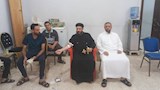 "إيد واحدة للخير".. مسلمون وأقباط يتسابقون للتبرع بالدم في كفر الشيخ - صور
