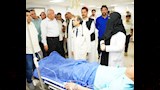 محافظ مطروح يطمئن على السكرتير العام ومرافقيه (3)