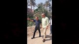 الدكتور أحمد الأنصاري يتفقد أعمال التشجير والتجميل (2)