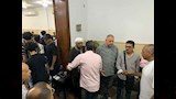أحمد جوهر في عزاء والدة المطرب حجازي متقال