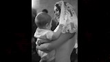 دانيلا رحمة تحتفل بعمادة ابنها إلياس