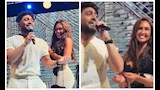 كواليس رقص إنجي كيوان مع تامر حسني في الساحل الشمالي (فيديو)