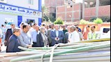 زيارة محافظ الفيوم لمركز أبشواى (3)