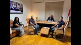 طارق سعده يبحث مع رئيس قناة المحور إجراءات تقنين أوضاع العاملين (2)