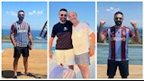 محمد كريم ينشر صورة عمرو أديب في أحدث ظهور من الساحل الشمالي