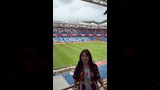 روجينا داخل استاد المباراة