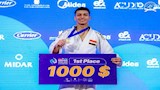 طالب بجامعة المنصورة يحصد المركز الأول في البطولة العربية للجودو بالعلمين