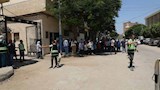 إخلاء كلي لديوان عام محافظة  بني سويف لاختبار جاهزية الطوارئ