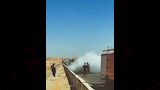 رجال الاطفاء بموقع الحريق 