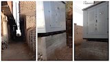 خلعوا باب بيته وحطوا محول كهرباء.. مواطن بالمنيا يستغيث: "بيتي ملك مش أملاك دولة" -فيديو وصور