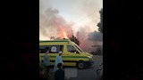 حريق يلتهم أشجار نخيل بالأقصر (1)