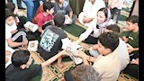 جاكلين عازر تشارك الأطفال الاحتفال بالمولد النبوي  