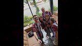 روجينا وأشرف زكي وأحمد زاهر يدعمون محمد صلاح من المدرجات (1)