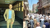 تشييع جنازة طبيب أسنان المنيا المتوفى قبل افتتاح عيادته -صور  