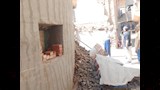 وقوع جزء من مبنى منزل قديم بالمنوفية
