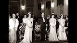  الملكة نازلي في حضرة الملك فاروق