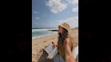 نور إيهاب على البحر