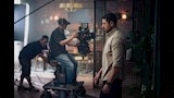 أحمد عز اثناء تصوير مشاهد مسلسل الأمير (2)