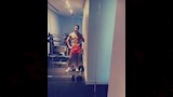 محمد صلاح يشارك المتابعين بصورة جديدة في الجيم (2)