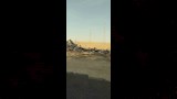 اشتعال سيارة على طريق أبو سمبل