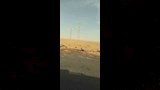 اشتعال سيارة على طريق أبو سمبل