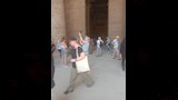 السياح في معبد ادفو