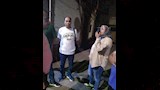  إخلاء عقار بحي الجمرك بالإسكندرية بعد انهيار جزئي  (2)