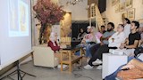 بالصور.. اتحاد المصورين العرب ينظم محاضرة لحنان مأمون عن التصوير الفني