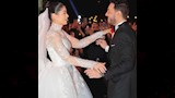 احمد زاهر وابنته ليلى في حفل زفافها (1)