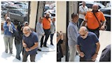 بالصور.. أشرف زكي يشارك في تشييع جنازة الفنان محمد التاجي 