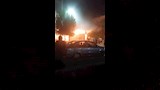 تفحم كشك بقالة في حريق بحي الأمل بمدينة الخارجة