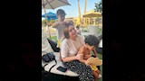 الهام شاهين وابناء شقيقها امير