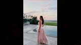 يارا السكري بفستان وردي أنيق (1)