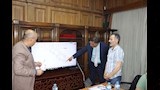 محافظ القليوبية يناقش المقترح النهائي لمحور القناطر الجديد (1)