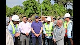 زيارة وزير الري ومحافظ القليوبية لتفقد قنطرة فم بحر مويس