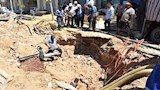 كسر مفاجئ بخط مياه الساحل الشمالي (7)